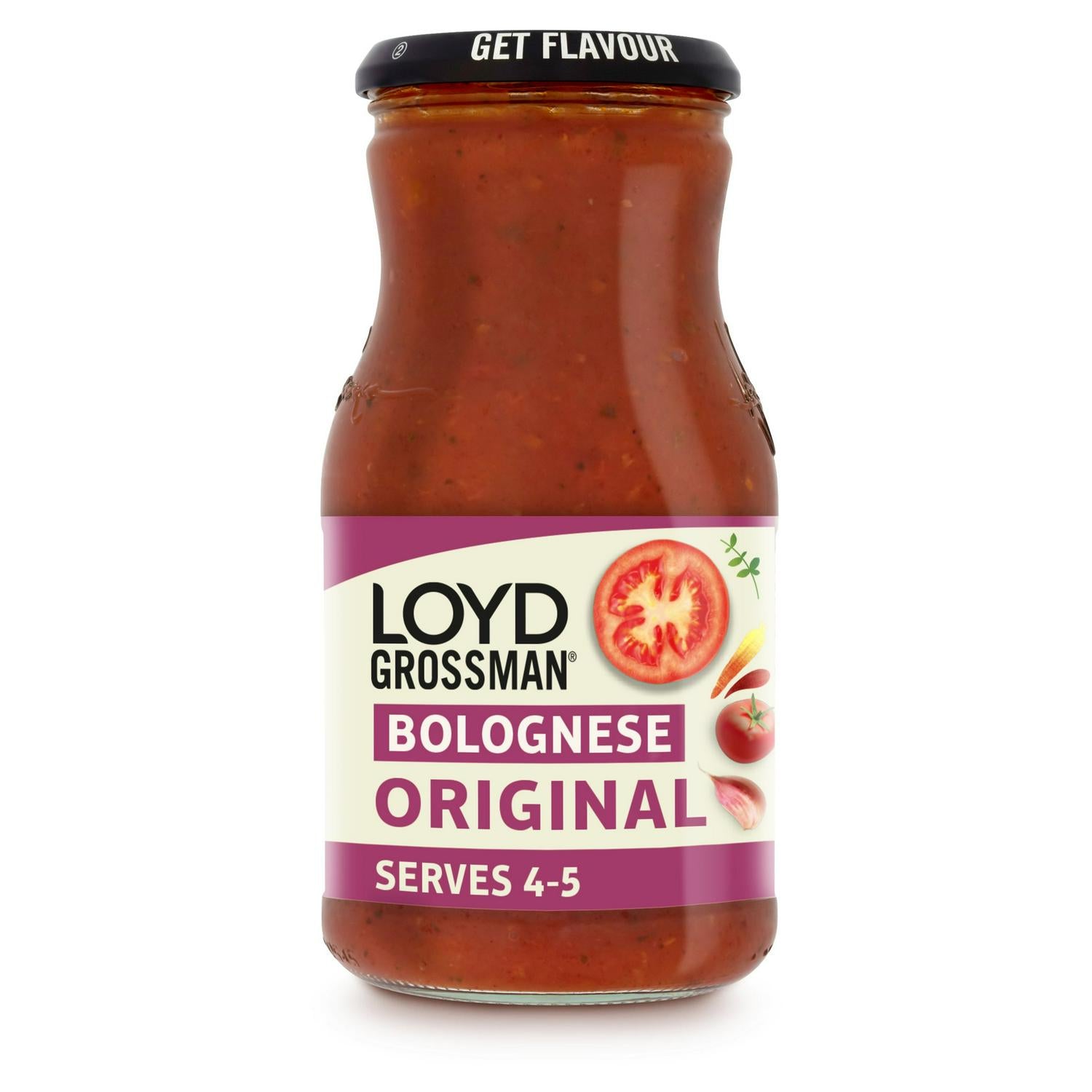Loyd Grossman Bolognese Pasta Sauce 660g, imported from the UK
