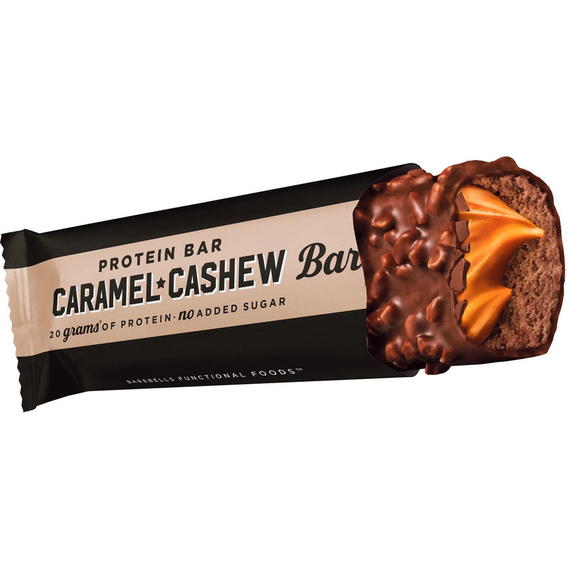 Barebells protein bar caramel cashew 55g - British product