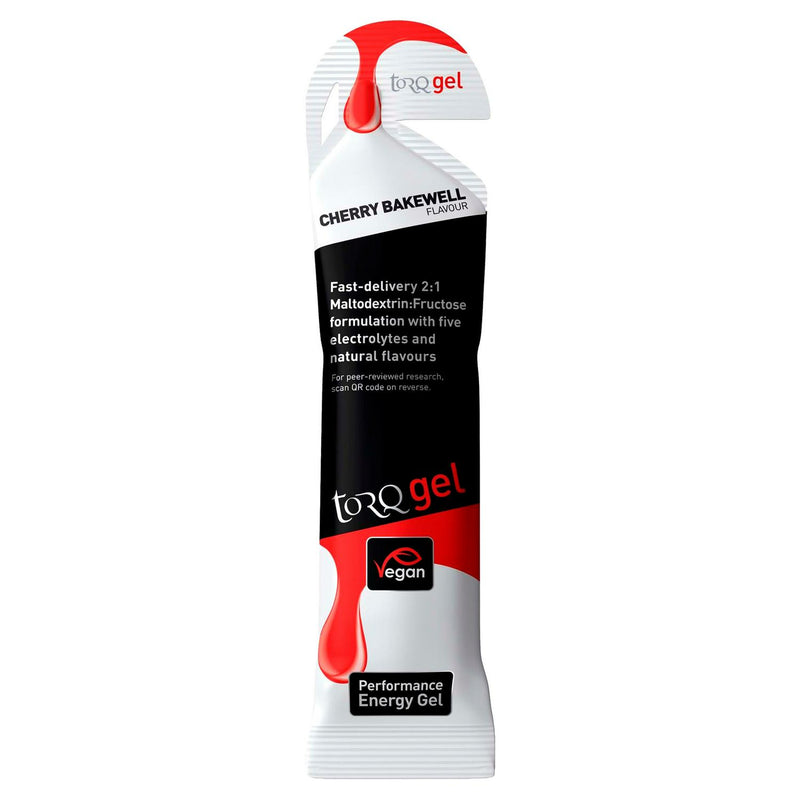 Torq Energy Gel Cherry Bakewell 45g (British brand)