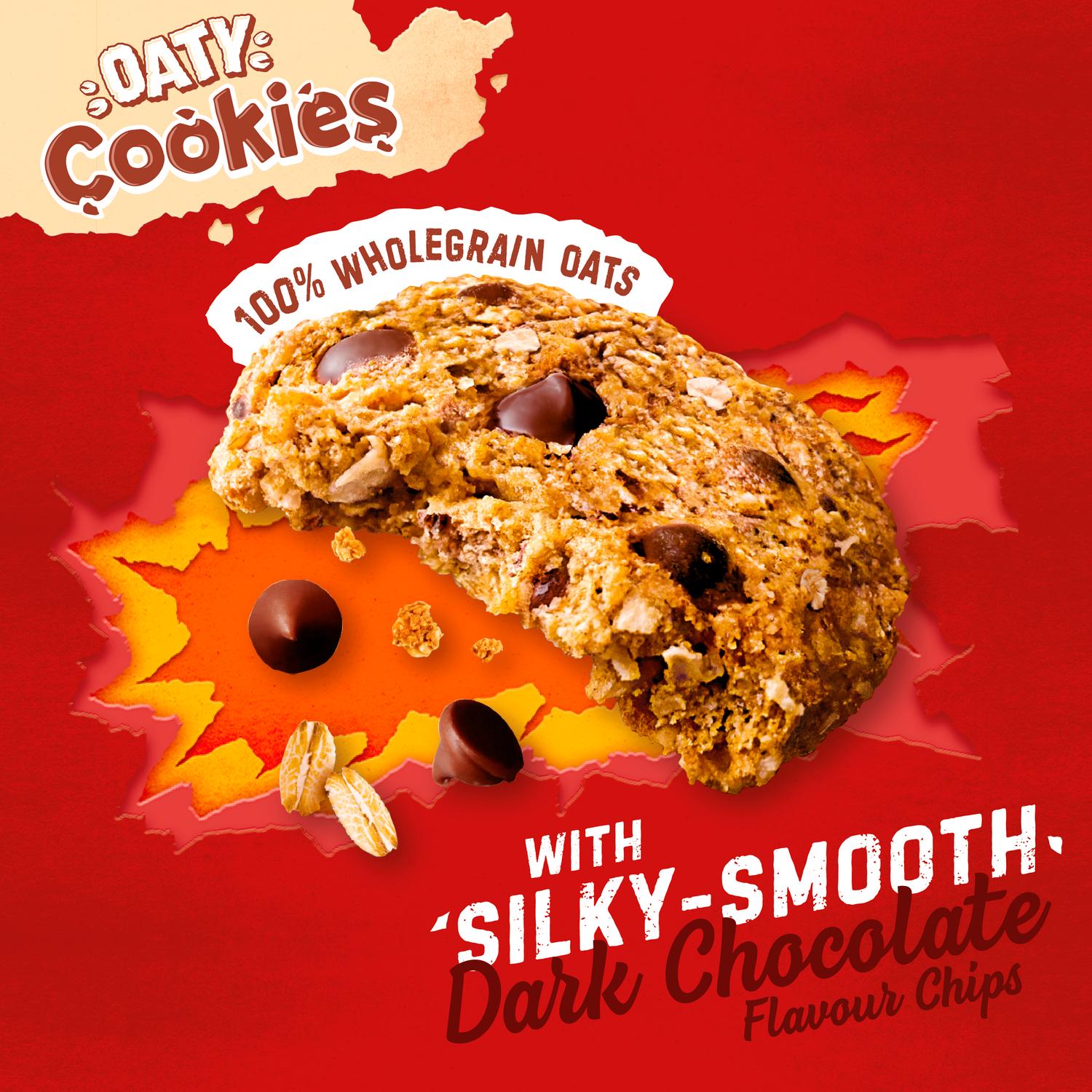 McVitie's Hobnobs dark chocolate oaty cookies 155g, imported from the UK