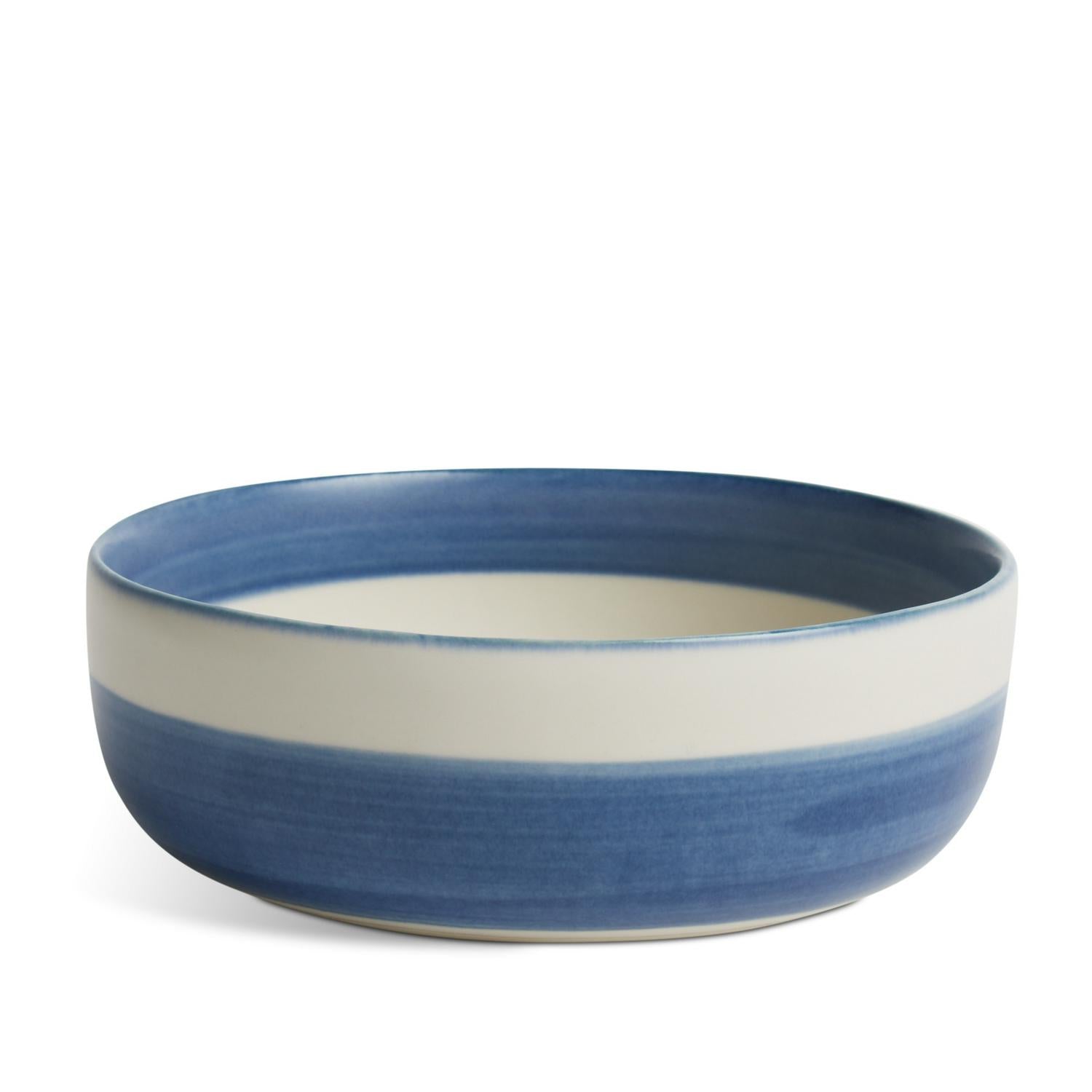 Habitat Artisan Stripe Cereal Bowl Blue 15cm diameter, UK version