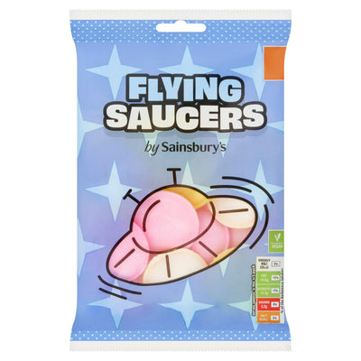 Sainsbury's Flying Saucers Sherbet Wafer Sweets 17,5 g