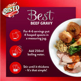 Bisto beef gravy granules 230g container imported from UK - British product