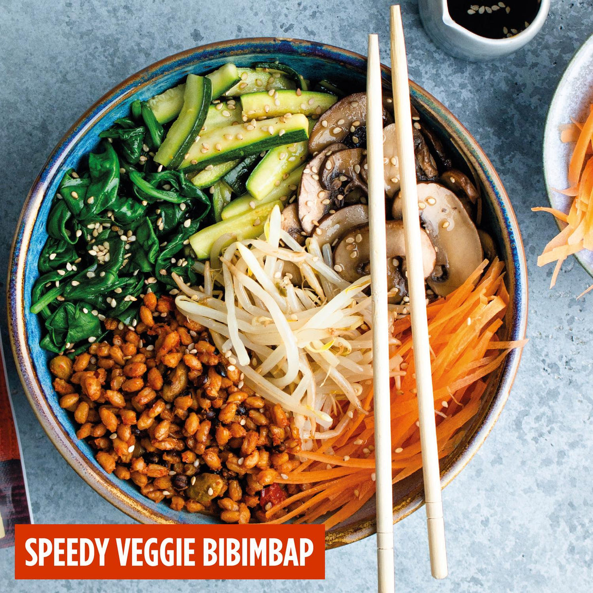 Merchant Gourmet Zingy Korean Style Grains 250g, imported from the UK