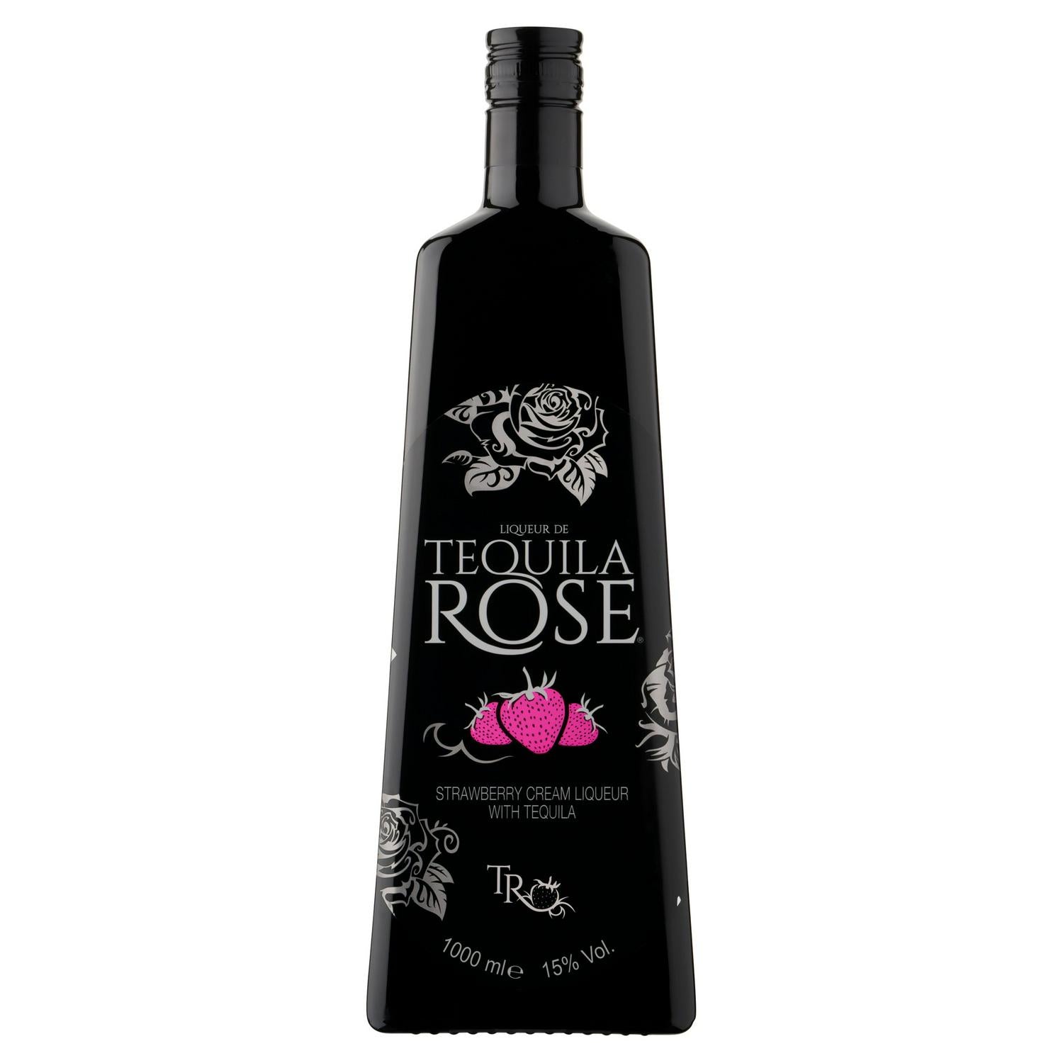 Tequila Rose Strawberry Cream Liqueur 1000ml, imported from the UK