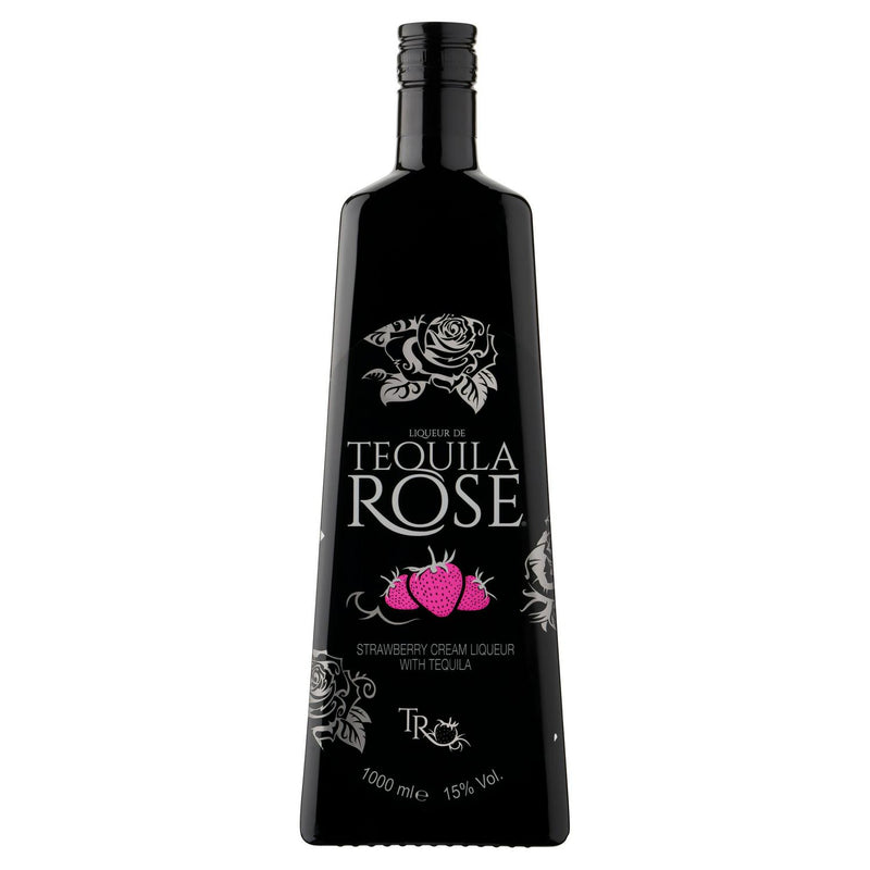 Tequila Rose Strawberry Cream Liqueur 1000ml, imported from the UK