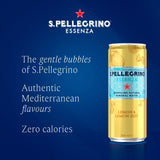 San Pellegrino Essenza Sparkling Water Lemon 4x330ml (British brand)