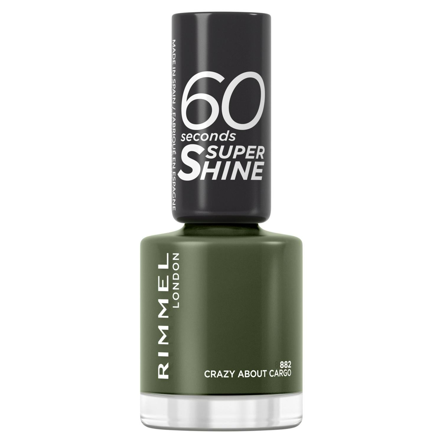 Rimmel London Nail Polish Crazy about Cargo 8ml, imported from the UK