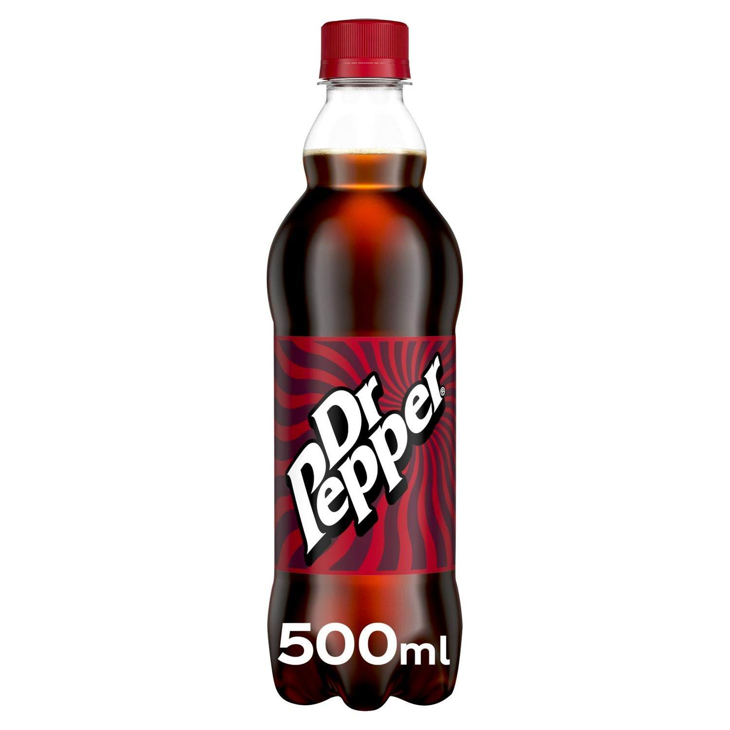 Dr Pepper fruit flavoured soft drink 500ml - British product