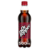 Dr Pepper fruit flavoured soft drink 500ml - British product