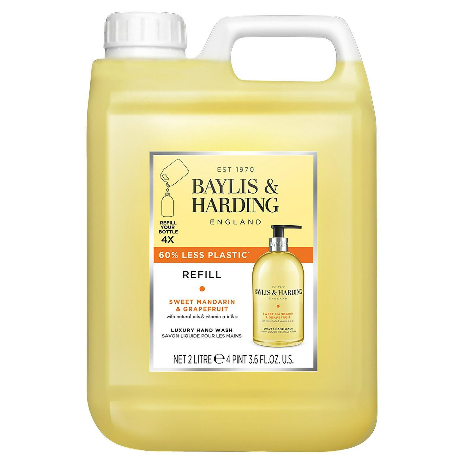 Baylis & Harding Sweet Mandarin Grapefruit Hand Wash 2L - British product