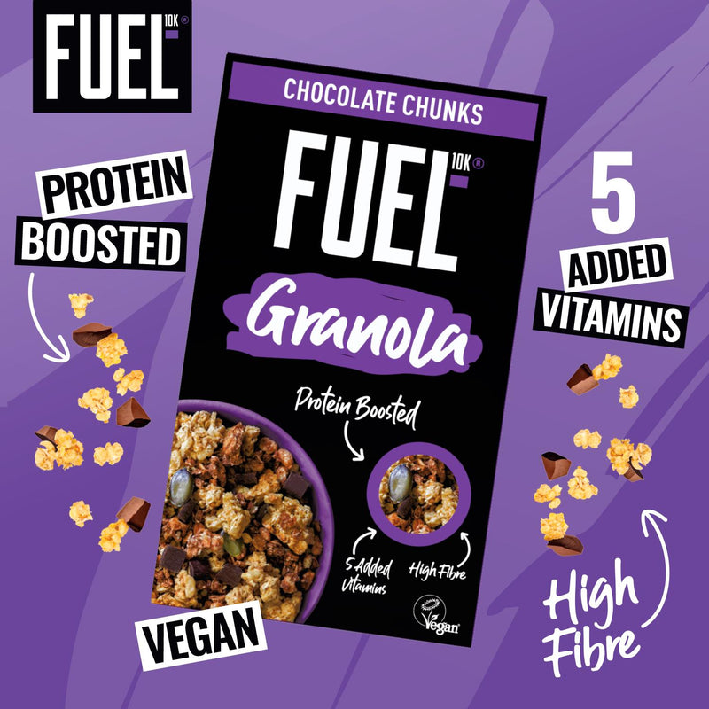 FUEL10K Protein Chocolate Granola 400g - British product