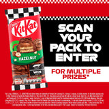 KitKat Hazelnut Sharing Bar 99g with chocolate and wafer texture, UK version