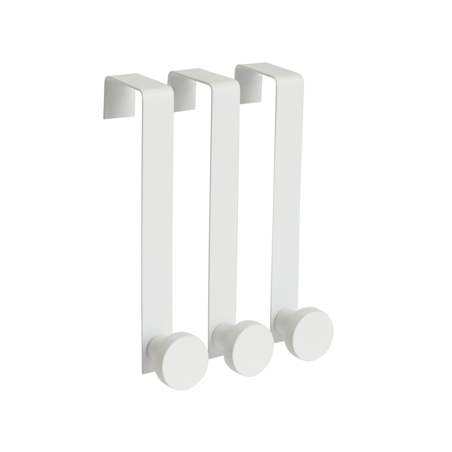 Sainsbury's Home white over door hook pack of 3 (British brand)
