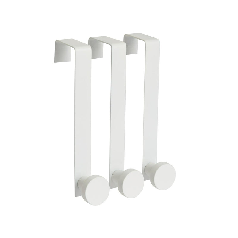 Sainsbury's Home white over door hook pack of 3 (British brand)