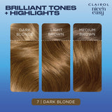 Clairol permanent crème hair dye in dark blonde shade 7 - British product