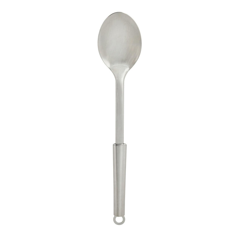 Sainsbury's Home stainless steel solid spoon 34cm (British brand)