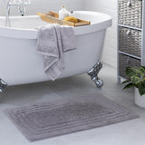 Habitat Deep pile bath mat Silver 80x50cm, UK version