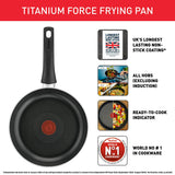 Tefal Titanium Force Aluminium Non-Stick 24cm Frying Pan