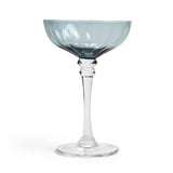 Habitat champagne coupe glass blue 200ml, UK version