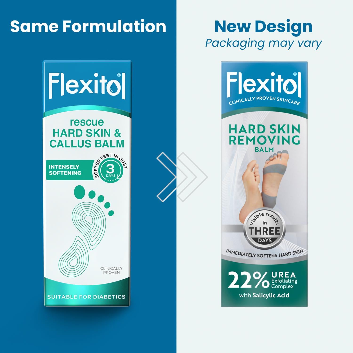 Hard Skin and Callus Removal Balm with 22% Urea and Salicylic Acid 56g