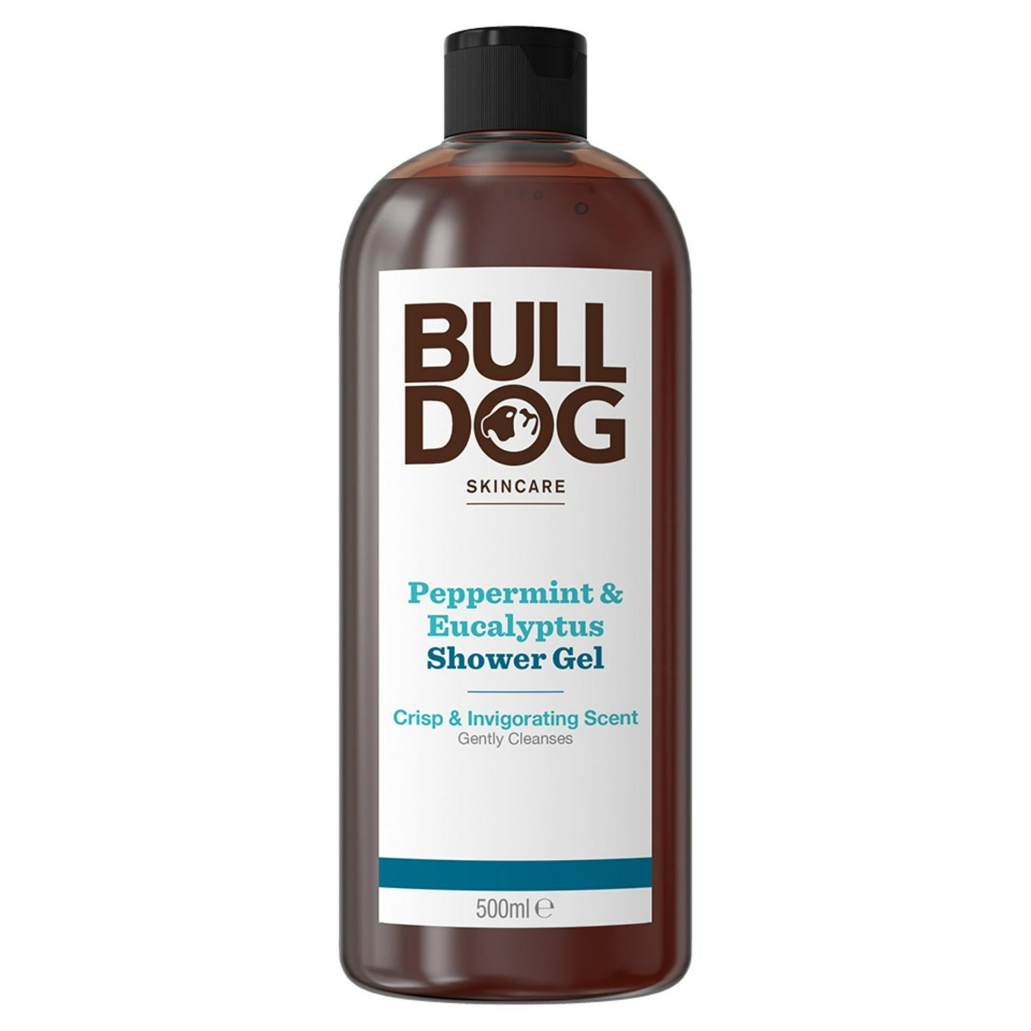 Bulldog Peppermint Eucalyptus Shower Gel 500ml imported from the UK