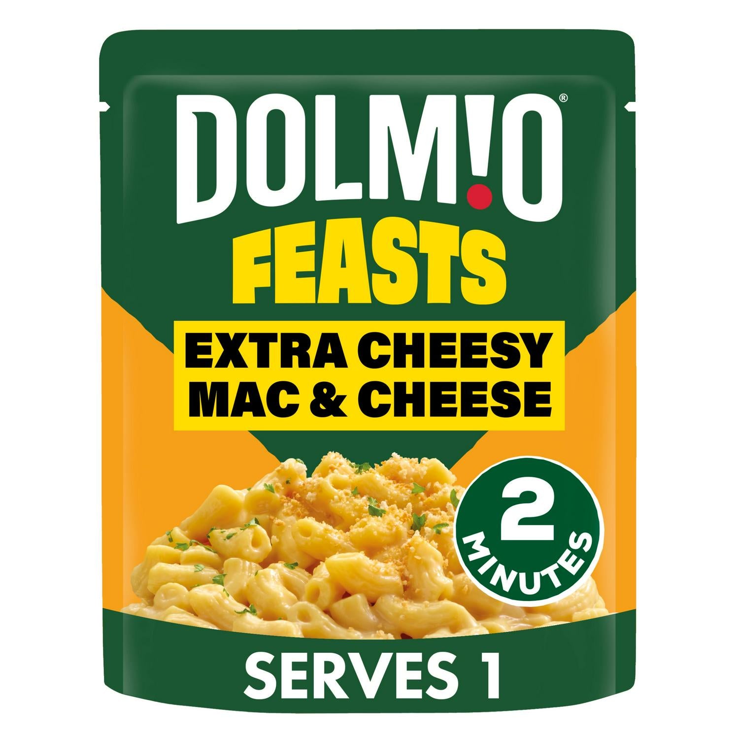 Dolmio Feasts Cheesy Mac & Cheese Pouch 250g - British product