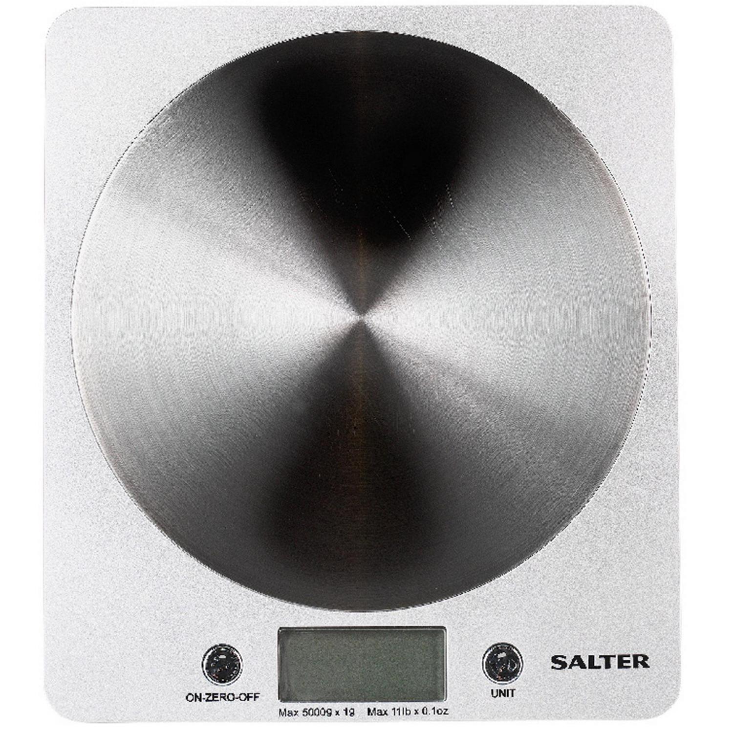 Salter electronic kitchen scale silver (British brand)
