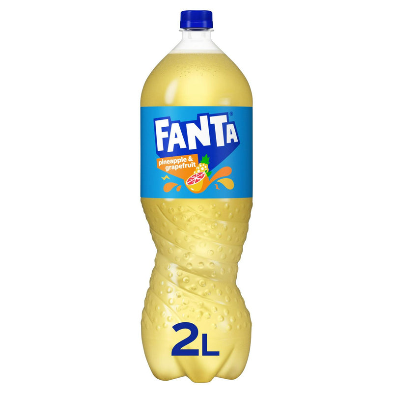 Fanta Pineapple & Grapefruit Zero Sugar 2L