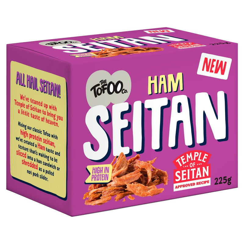 Tofoo Co. Ham Flavour Seitan 225g, imported from the UK