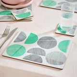 Habitat Linear Circles Cork Backed Coasters Set of 4, UK version