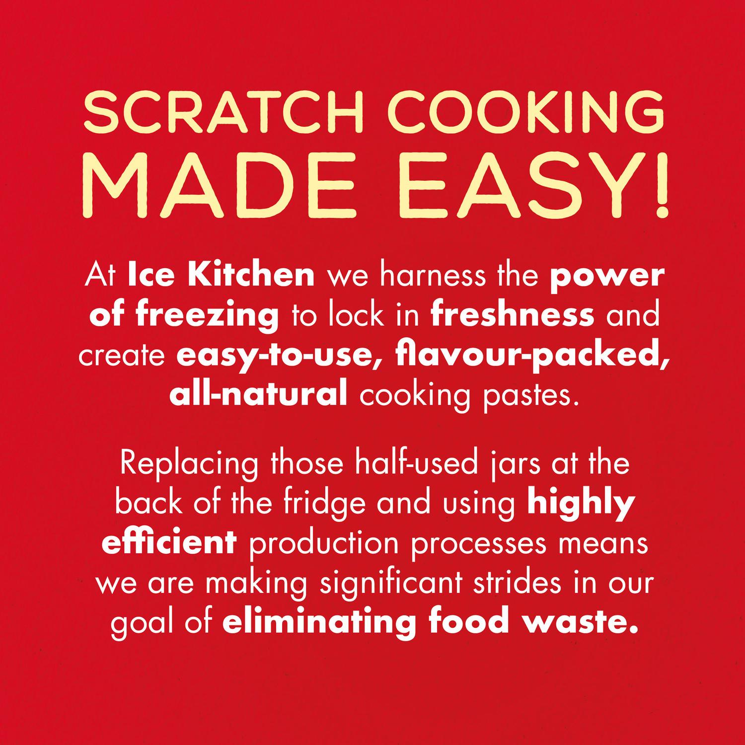 Ice Kitchen Thai Red Curry Paste Frozen 2 x 77g, UK version
