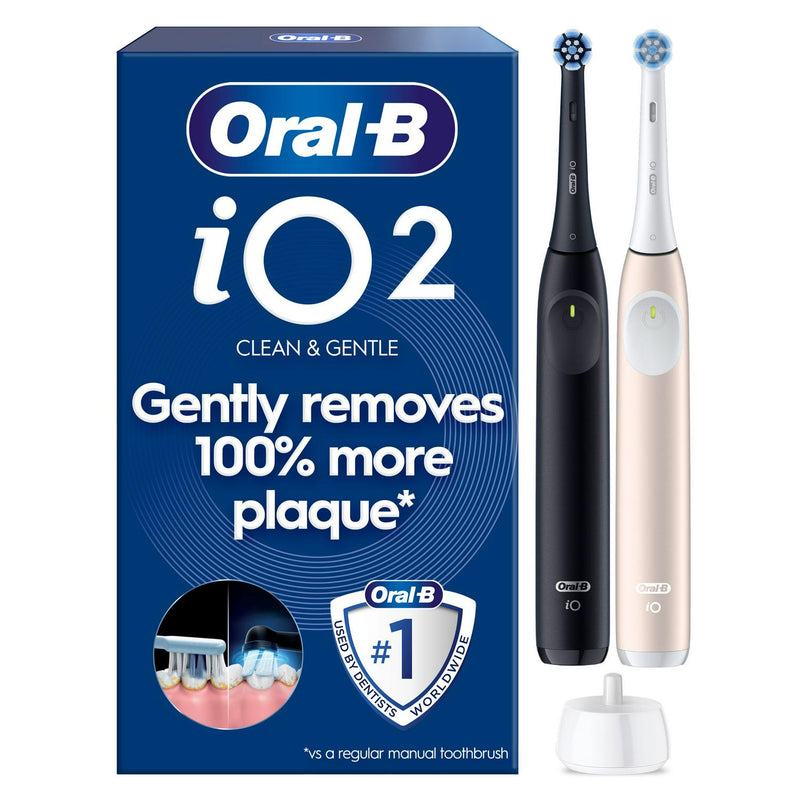 Oral-B iO2 Night Black Electric Toothbrush, imported from the UK