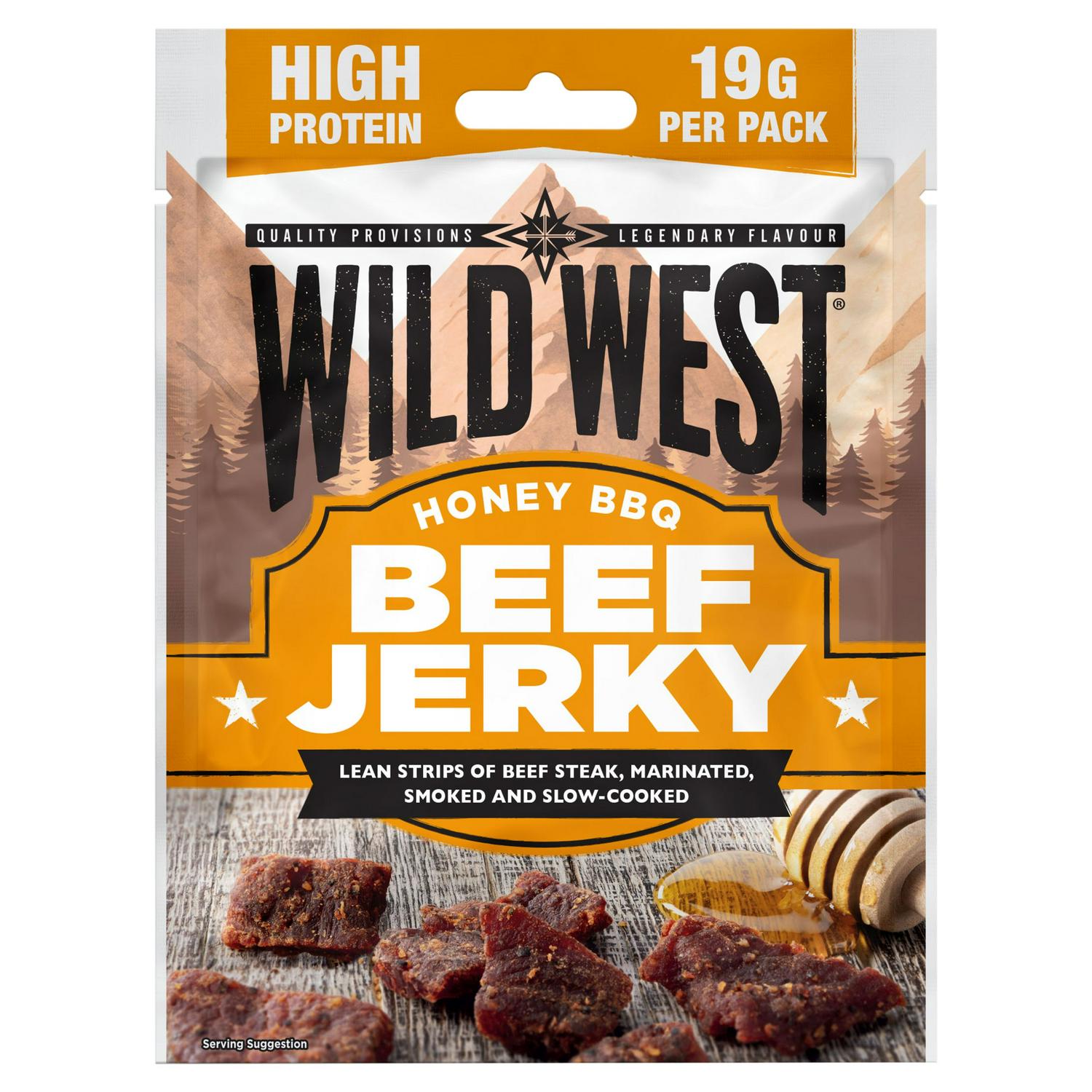 Honey BBQ Flavoured Beef Jerky 60g