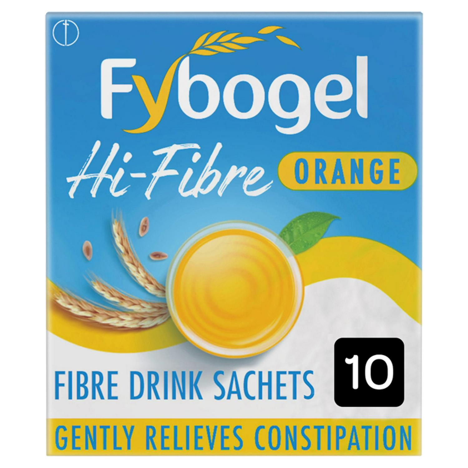 Fybogel Hi-Fibre Orange Granules 35g - British product