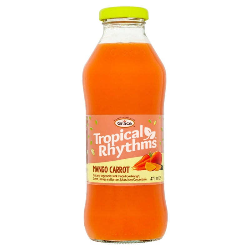 Grace Mango Carrot Drink Fruit Blend 475ml, UK version