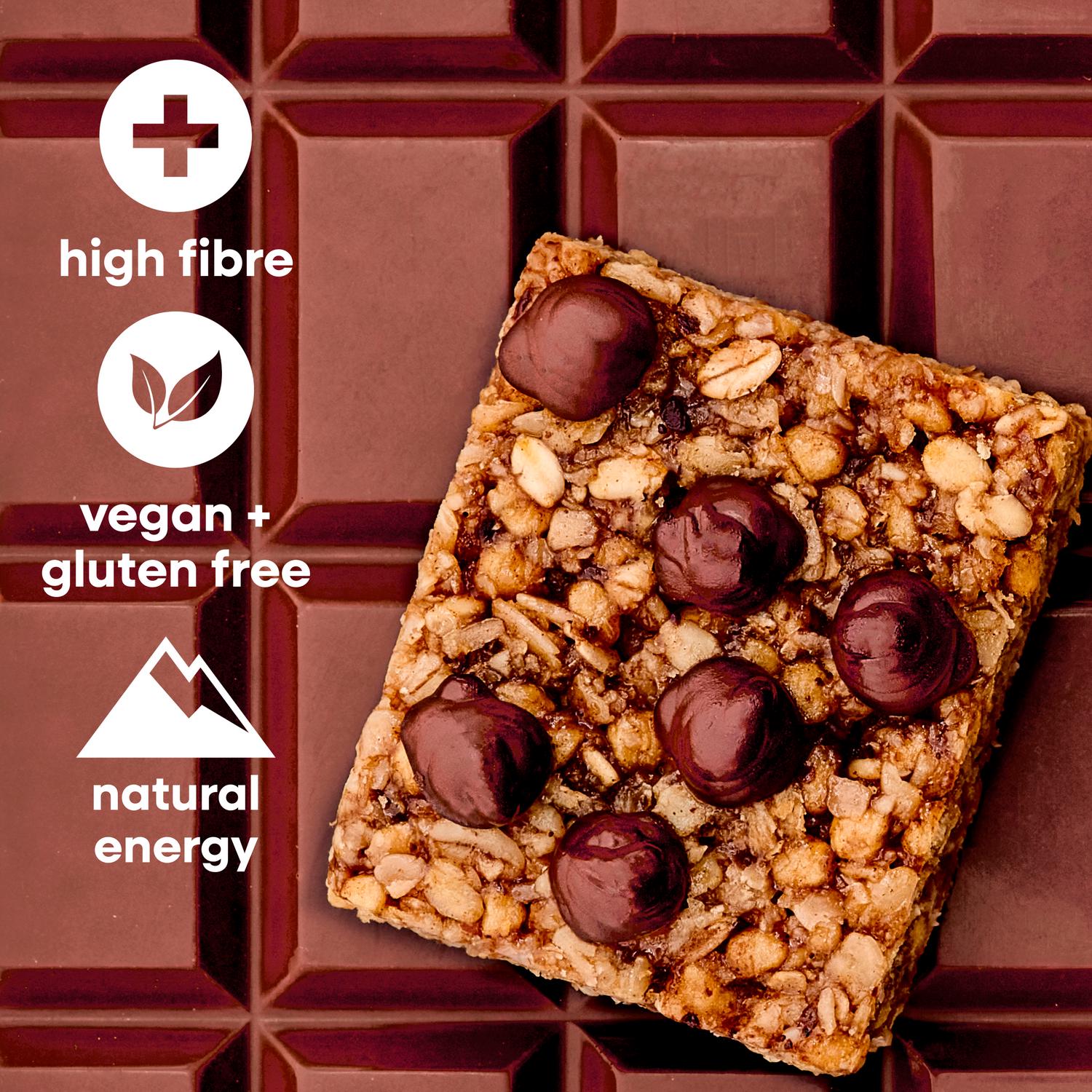 Tribe Choc Chip Protein Flapjack Chocolate 50g (British brand)
