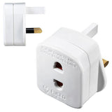 Masterplug Shaver Adaptor White imported from the UK