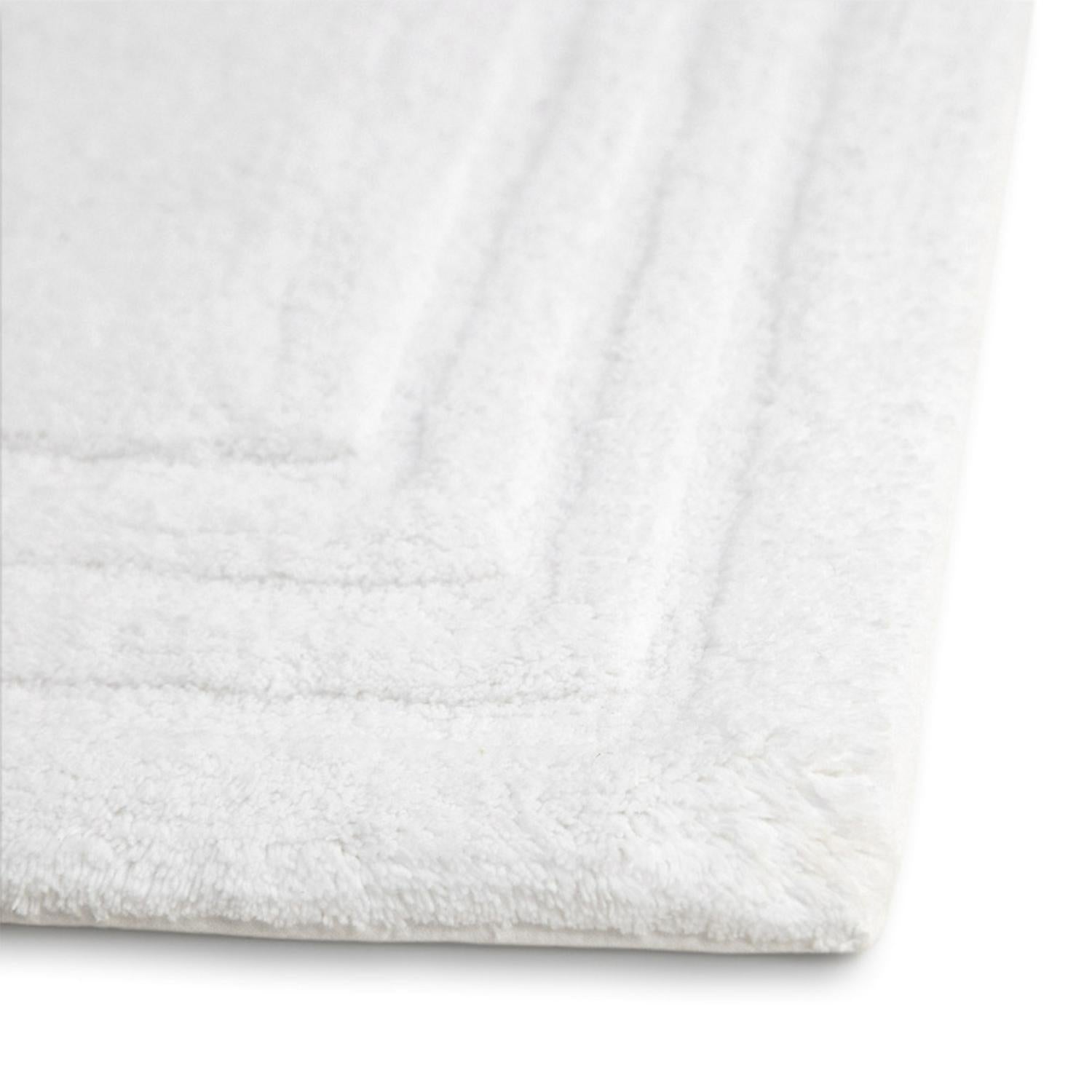 Habitat Cotton Deep Pile Bath Mat White 80x50cm, UK version