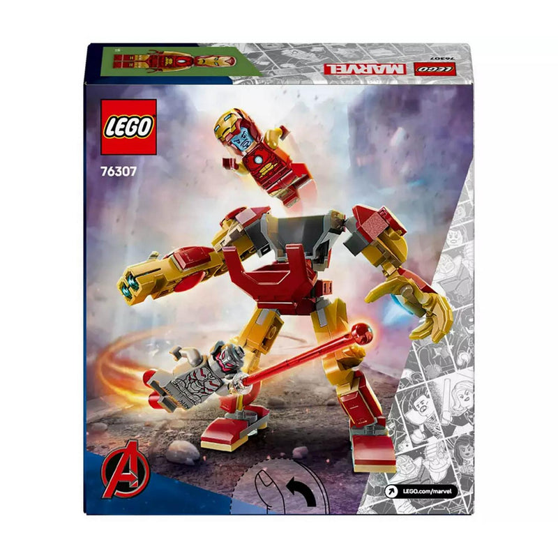 LEGO Marvel Iron Man Mech vs. Ultron Building Toy Set 76307