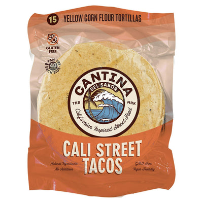 Cantina Cali Street Tacos Gule Mais Mel Tortillas 250g
