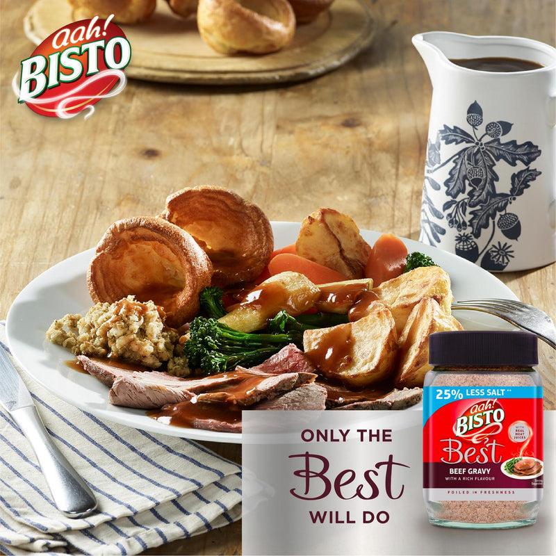 Bisto Reduced Salt Beef Gravy Granules 230g - British product