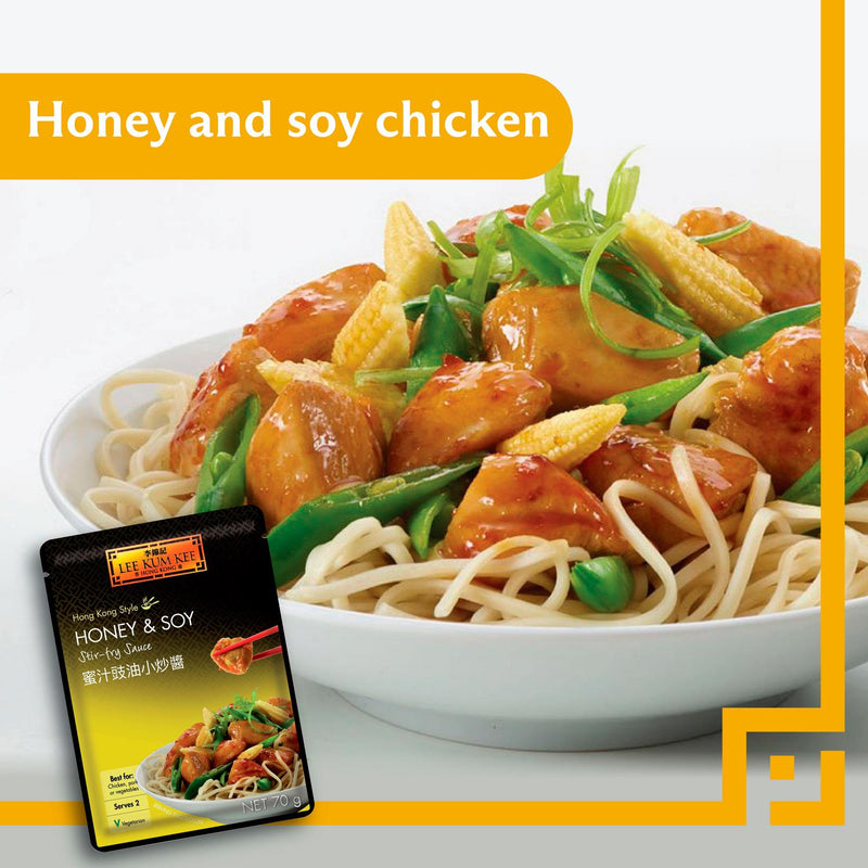 Lee Kum Kee Honey and Soy Stir Fry Sauce 70g, UK version