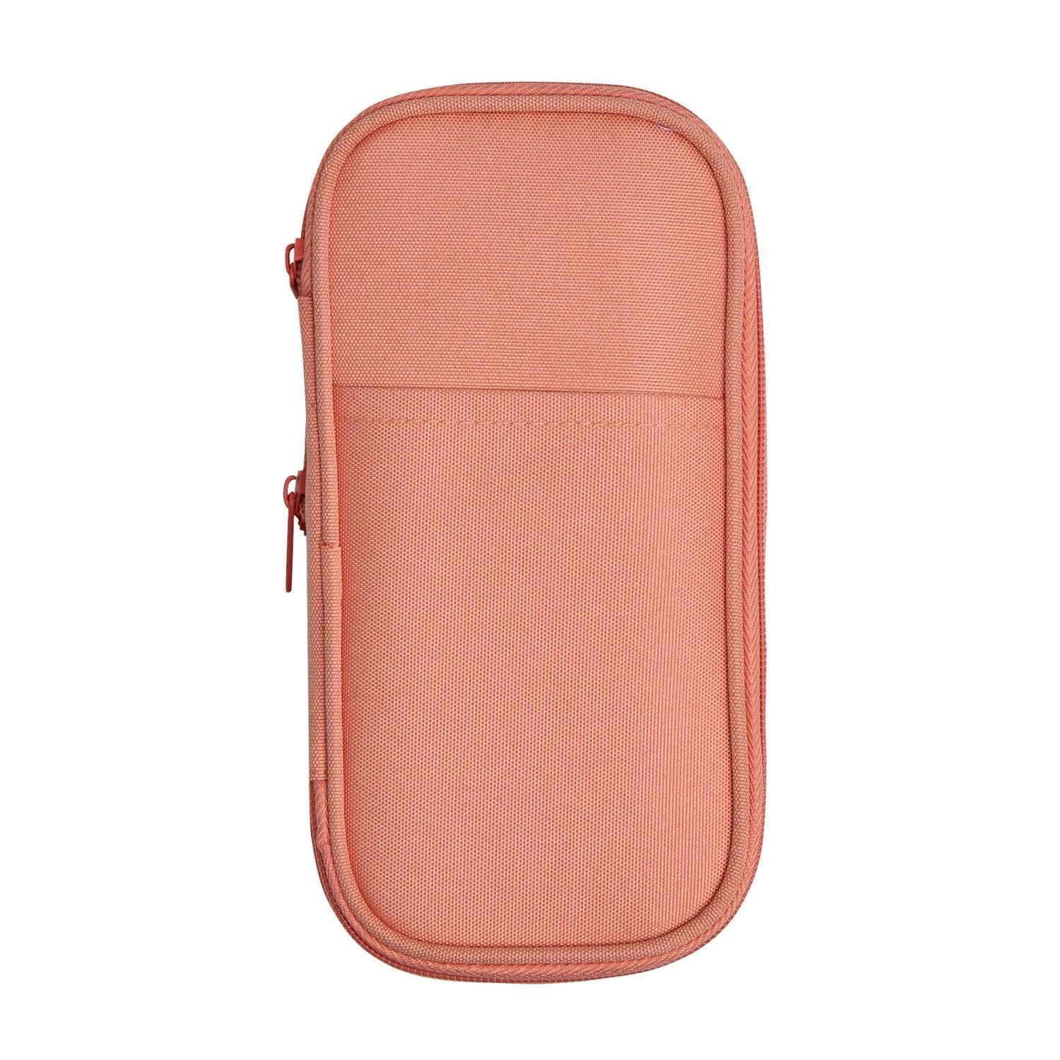 Sainsbury's Home Essentials Pink Compartment Pencil Case (British brand)