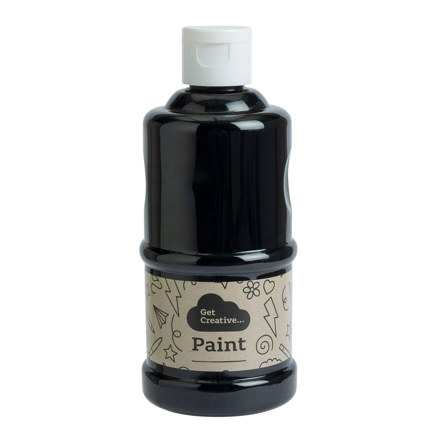 Get Creative black paint 300ml bottle, UK version