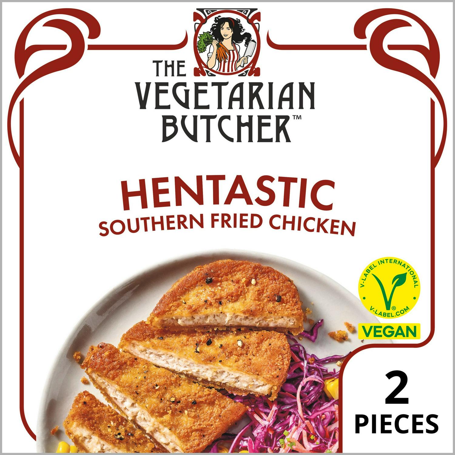 The Vegetarian Butcher vegan chicken fillet Southern Fried 200g (British brand)