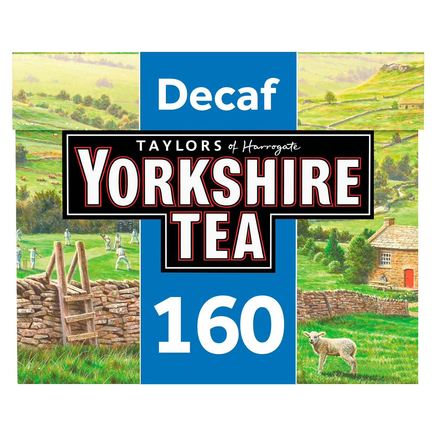Yorkshire Tea Decaf Tea Bags Black x160 (British brand)