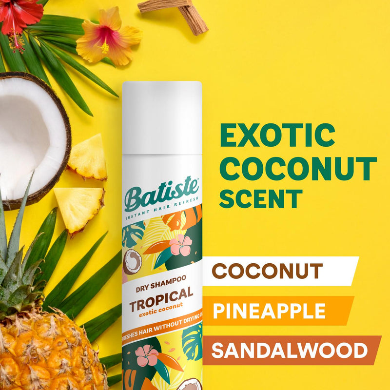 Batiste Dry Shampoo Tropical Coconut 350ml - British product