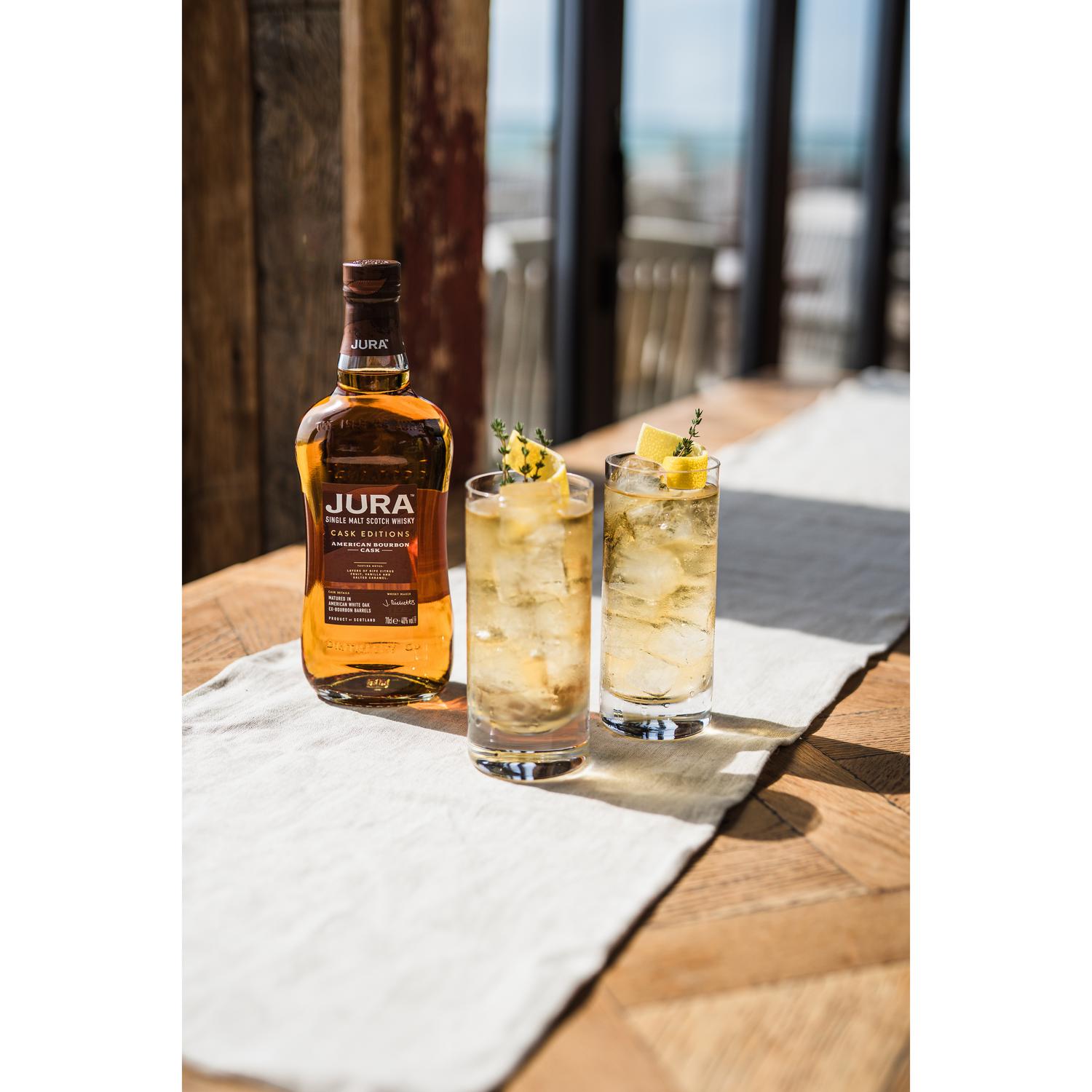 Jura Single Malt Whisky Bourbon Cask 70cl, imported from the UK