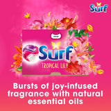 Surf 3 In 1 Laundry Capsules Tropical Lily 26 Wash (British brand)